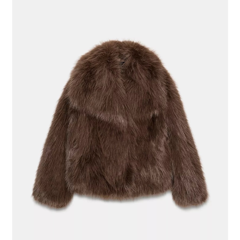 ZW COLLECTION FAUX FUR SHORT COAT